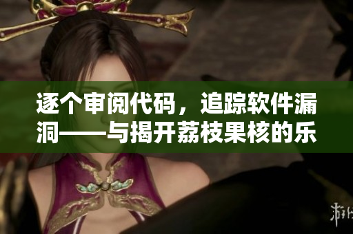 逐個審閱代碼，追蹤軟件漏洞——與揭開荔枝果核的樂趣相似？