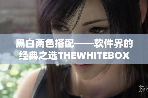 黑白兩色搭配——軟件界的經(jīng)典之選THEWHITEBOX
