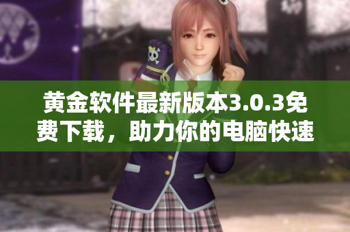 黃金軟件最新版本3.0.3免費(fèi)下載，助力你的電腦快速運(yùn)行！