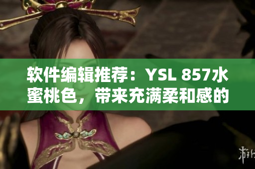 軟件編輯推薦：YSL 857水蜜桃色，帶來充滿柔和感的界面設計