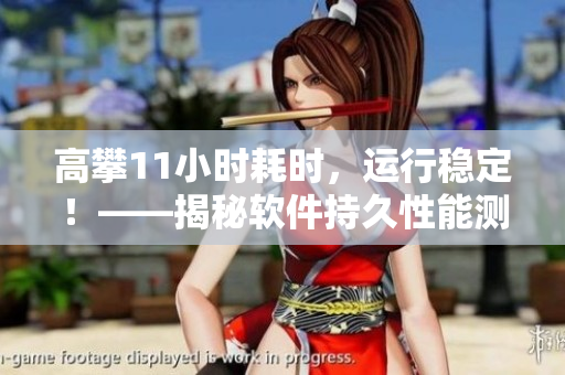 高攀11小時耗時，運行穩(wěn)定！——揭秘軟件持久性能測試的重要意義