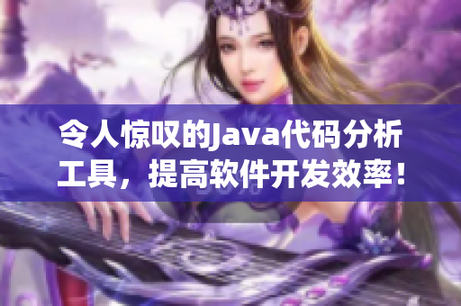 令人驚嘆的Java代碼分析工具，提高軟件開發(fā)效率！