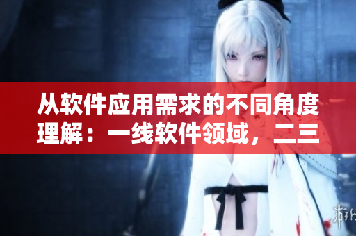 從軟件應用需求的不同角度理解：一線軟件領(lǐng)域，二三線軟件開發(fā)領(lǐng)域
