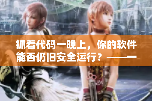 抓著代碼一晚上，你的軟件能否仍舊安全運行？——一個開發(fā)者的故事
