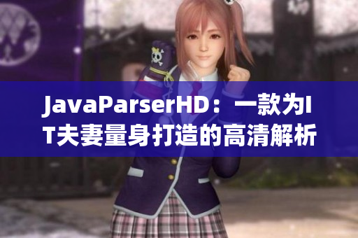 JavaParserHD：一款為IT夫妻量身打造的高清解析軟件