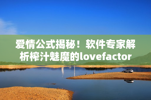 愛(ài)情公式揭秘！軟件專家解析榨汁魅魔的lovefactor