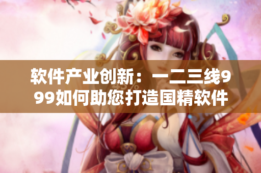 軟件產(chǎn)業(yè)創(chuàng)新：一二三線999如何助您打造國精軟件